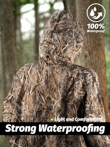 Rain Suit, Waterproof Rain Suits for Men, 2 Pieces Breathable & Windproof Rainwear，S-3XL in Kuwait