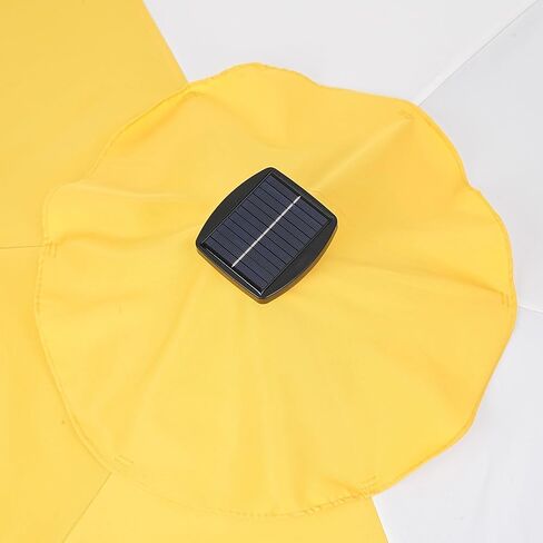 1.2W LED Solar Panel for Patio Umbrella with 4-Pin Connector, Square Solar Charging Panel, Only for Umbrellas in OVASTLKUY Stores in Saudi Arabia