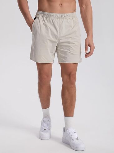 Mens Athletic Shorts Moisture Wicking Pickleball Tennis 5" Workout Running Shorts with Back Zip Pocket in Kuwait
