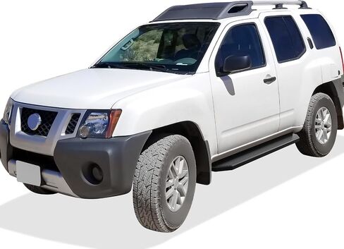 APS Black Running Boards Style Compatible with Nissan Xterra 2005-2015 (Side Steps Side Bars) 6in Wide in Saudi Arabia