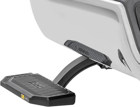 Rough Country Retractable Bed Step for Ram 1500 Truck (2009-2018) - Driver Side, Manual Pull Tailgate Step, Non-Slip Truck Step in Saudi Arabia