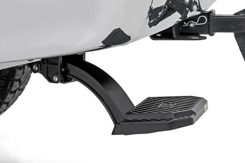 Rough Country Retractable Bed Step for Ram 1500 Truck (2009-2018) - Driver Side, Manual Pull Tailgate Step, Non-Slip Truck Step in Saudi Arabia