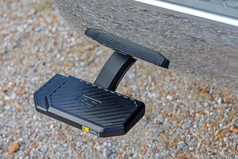 Rough Country Retractable Bed Step for Ram 1500 Truck (2009-2018) - Driver Side, Manual Pull Tailgate Step, Non-Slip Truck Step in Saudi Arabia