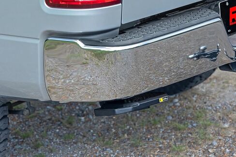 Rough Country Retractable Bed Step for Ram 1500 Truck (2009-2018) - Driver Side, Manual Pull Tailgate Step, Non-Slip Truck Step in Saudi Arabia