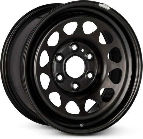 For 2023-2025 Chevrolet Silverado 1500 17 Inch Black Steel - Genuine Take-Off Rim - Road Ready Truck Wheel in Saudi Arabia