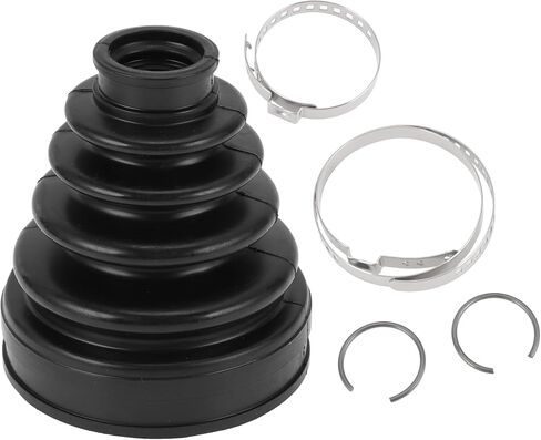 CV Joint Boot Kit for Toyota Camry 2007-2011 for Toyota Highlander 2001-2009 Inner Constant Velocity Joint Boot W/Clamps No.443842180 Black Rubber in Saudi Arabia