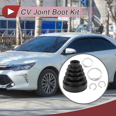 CV Joint Boot Kit for Toyota Camry 2007-2011 for Toyota Highlander 2001-2009 Inner Constant Velocity Joint Boot W/Clamps No.443842180 Black Rubber in Saudi Arabia