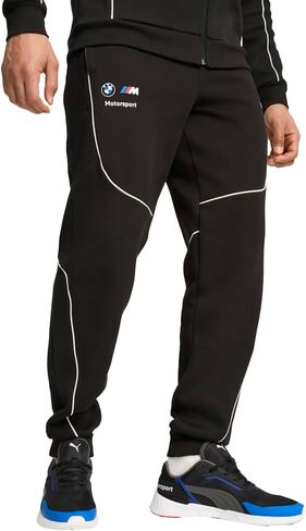 PUMA Mens BMW MMS Sweatpants Casual Drawstring - Black - Size XL in Saudi Arabia