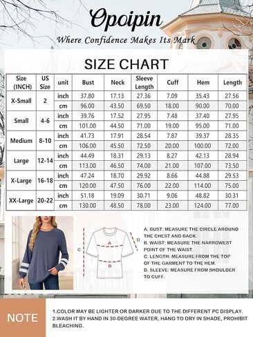 Women's Crew Neck Side Split Hem Loose fit Long Sleeve Pullover Tunic Top in Saudi Arabia