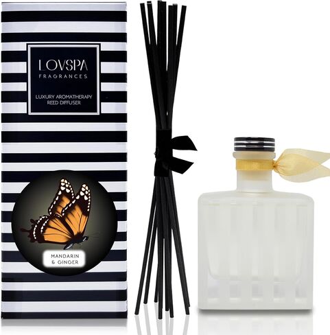 LOVSPA Hawaiian Sandalwood Luxury Home Fragrance Diffuser Reeds Set | Opulent Notes of Creamy Sandwalwood, Amber & Earthy Patchouli in Kuwait