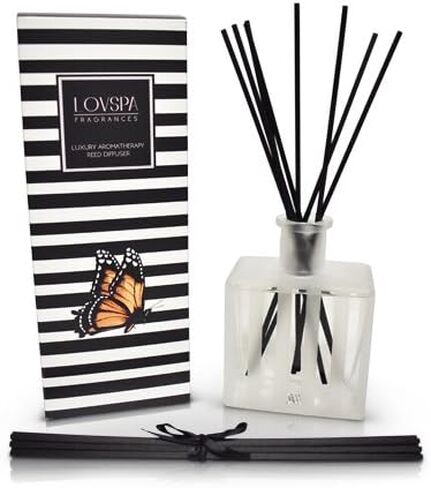 LOVSPA Hawaiian Sandalwood Luxury Home Fragrance Diffuser Reeds Set | Opulent Notes of Creamy Sandwalwood, Amber & Earthy Patchouli in Kuwait