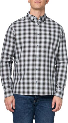 AllSaints Men's Elektra Long Sleeve Shirt in Saudi Arabia