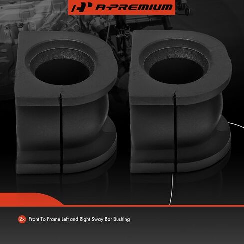 A-Premium 2 x Front To Frame Sway Bar Bushing Kit, Compatible with Honda Accord 2008-2012, Crosstour 2012-2015, Accord Crosstour 2010-2011 & Acura TSX 2009-2014 in Saudi Arabia