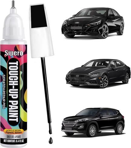 Hyper White (WC9) لقلم طلاء Hyundai Touch Up - تطابق الألوان تمامًا لتثبيت الرقائق والنكات - متوافق مع Tucson، Santa Fe، Elantra، Sonata in Kuwait