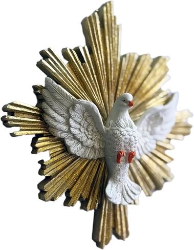 moicla Holy Spirit Resin Statue - 8" Caholic Figurine, Wall Home Decor | Estatua Espiritu Santo, Figura Catolica - Resina in Saudi Arabia