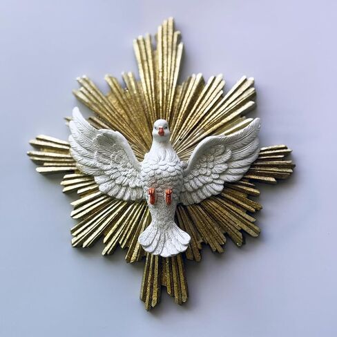 moicla Holy Spirit Resin Statue - 8" Caholic Figurine, Wall Home Decor | Estatua Espiritu Santo, Figura Catolica - Resina in Saudi Arabia