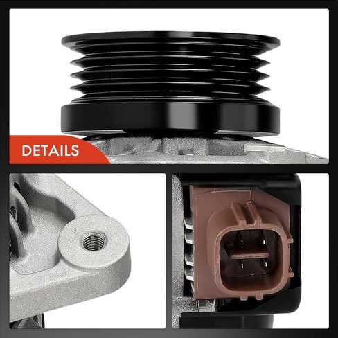 A-Premium Alternator Compatible with Toyota Yaris 2015 2016 2017 2018 2019 1.5L, 12V 80A 4-Groove Pulley Clockwise, Replace# 27060-21220, 2706021220 in Saudi Arabia