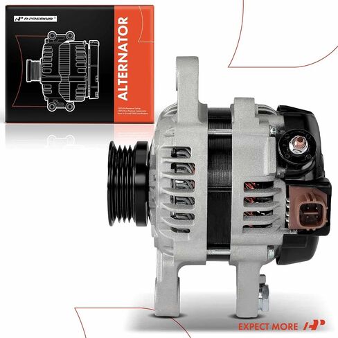 A-Premium Alternator Compatible with Toyota Yaris 2015 2016 2017 2018 2019 1.5L, 12V 80A 4-Groove Pulley Clockwise, Replace# 27060-21220, 2706021220 in Saudi Arabia