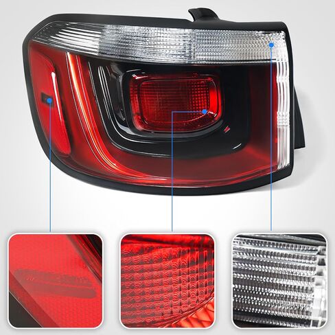 Huray Right Outer Tail Light Fit for Jeep Compass 2021-2024 RH Halogen Taillight Rear Brake Lamp Assembly OE Style Accessory Replacement for CH2805124 (Passenger Side) in Saudi Arabia