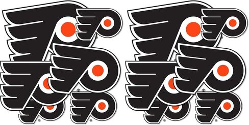 Desert Cactus Philadelphia Flyers Stickers NHL Team National Hockey League Vinyl Decal Laptop Water Bottle Car Scrapbook Sheet (Type 3 - Main Logo) in Saudi Arabia