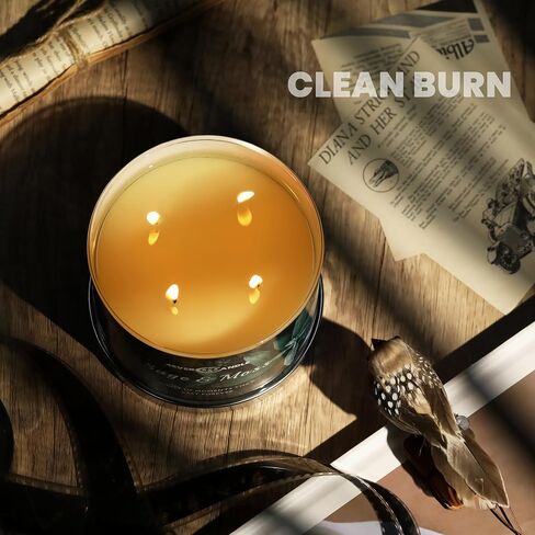 4-Wick Scented Candle - 18oz Soy Wax Blend Candle Over 50Hrs Long-Lasting Fragrance, Home Decor and Housewarming Gifts, Home Comforts in Saudi Arabia