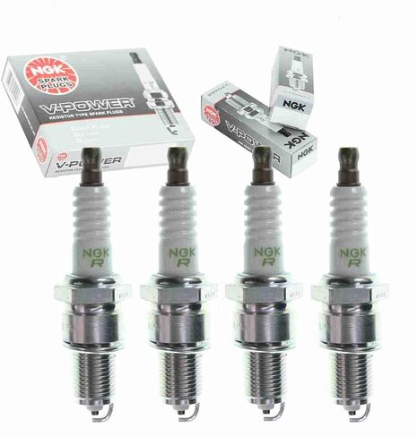 4 pc NGK V-Power Spark Plugs compatible with Geo Tracker 1.6L L4 1989-1995 in Saudi Arabia