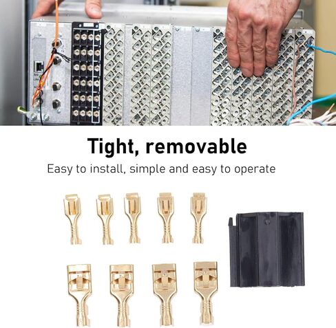 10 Set Relay Connector Kit 5 Pin Relay Connector with 30pc 10mm 20pc 6.3mm Terminals for Car Truck Vehicle in Saudi Arabia