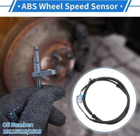 ABS عجلة السرعة الاستشعار الجبهة اليسرى اليمنى ABS الاستشعار نظام الفرامل المضادة للقفل الاستشعار رقم 19115818/1618 ل بويك لوسيرن 2006-2011 in Saudi Arabia