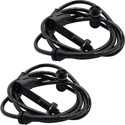 2Pcs Front Left and Right Abs Wheel Speed Sensor Compatible with Ford Explorer Cb5Z2C204A Als2677 Includes Abs Wheel Speed Sensor Wire Harness 11 12 2011 2012 in Saudi Arabia