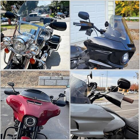 Road Glide Motorcycle Handguards - PSLER Upgrade Handlebar Hand Guards Compatible with Touring Road Glide Electra,Road King CVO/SE, Softail Low Rider ST Street Bob FXBB 114 FXBBS 117 FXLRST 2009-2025 in Saudi Arabia