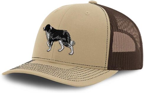 Richardson Mesh Cap Hat Embroidered Border Collie Embroidery Trucker Hats for Men & Women in Saudi Arabia
