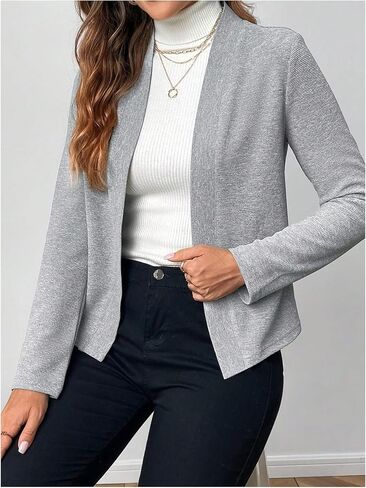 SHENHE Women's Open Front Cardigan Casual Lightweight Fashion Knit Cardigan Sweater in Saudi Arabia