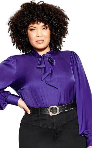 City Chic Women's Plus Size Top - In Awe in Saudi Arabia