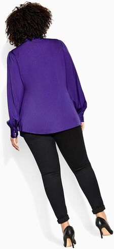 City Chic Women's Plus Size Top - In Awe in Saudi Arabia