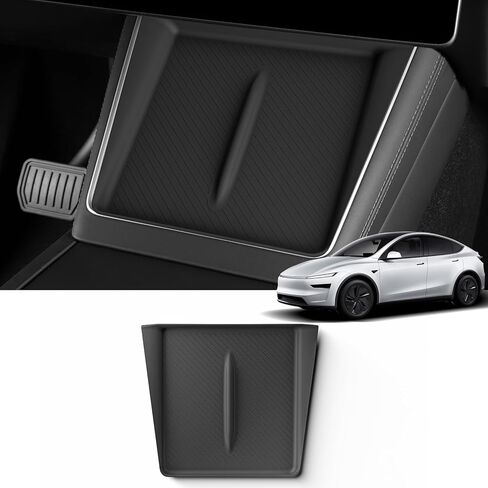 LUCKEASY Center Console Wireless Charger Mat for Tesla Cybertruck 2023 2024 2025 Phone Charge Anti-Slip Protector Pad for Cybertruck Wireless Charging Pad Accessories Black Silicone Pad Interior in Kuwait