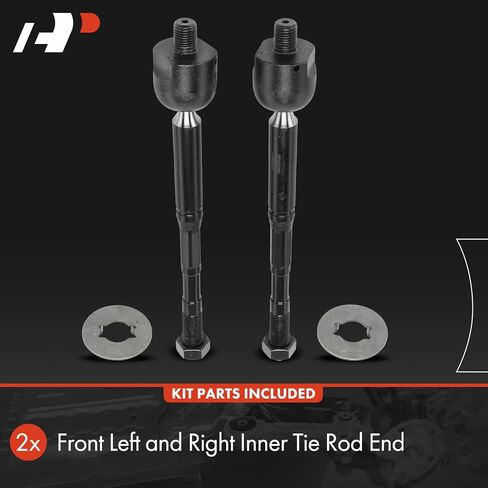 A-Premium 2 x Front Inner Tie Rod Ends, Compatible with Toyota Highlander 2006-2007 & Lexus RX400h 2006-2008 in Saudi Arabia