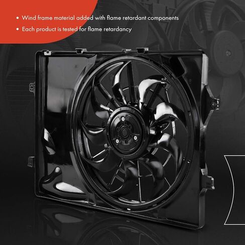 A-Premium Engine Radiator Cooling Fan Assembly with Brushless Motor Compatible with Select Kia & Hyundai Models - Sportage 2023-2024, Tucson 2022-2023, 2.5L in Saudi Arabia