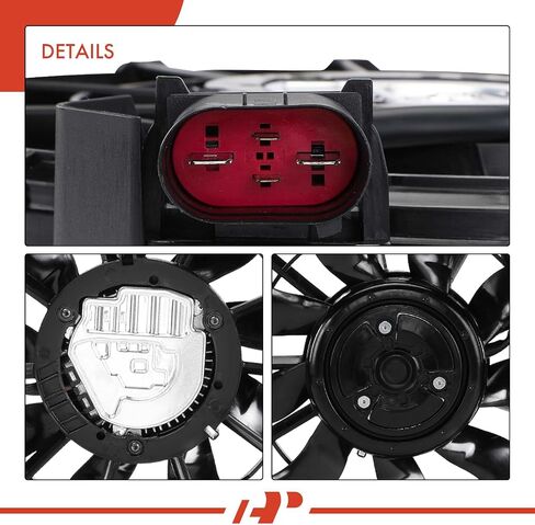 A-Premium Engine Radiator Cooling Fan Assembly with Brushless Motor Compatible with Select Kia & Hyundai Models - Sportage 2023-2024, Tucson 2022-2023, 2.5L in Saudi Arabia