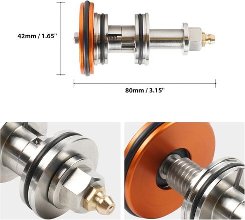 NICECNC Orange Rear Shock Swingarm Protector Compatible with KTM 150/250/300 XCW/EXC/6 Days/TPI 2017-2023 250/350/450/500 EXC-F/XCF-W/6 Days 2017-2023 See Fitment in Saudi Arabia