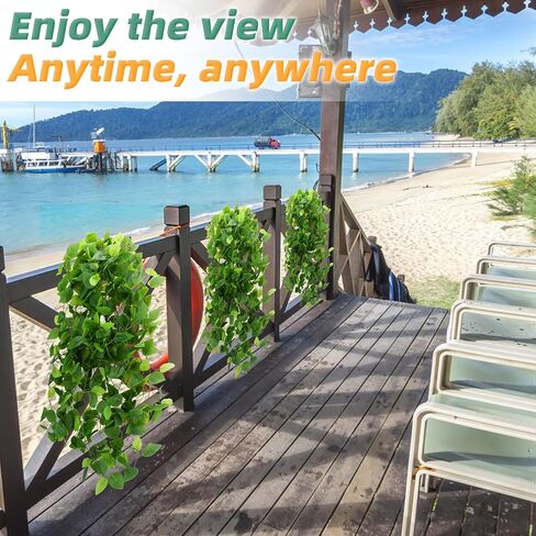 3PCS Artificial Hanging Plants Indoor 3ft Fake Ivy Plant Fake Vine Plants for Wedding Wall House Room Patio Indoor Outdoor Home Shelf Office Decor in Saudi Arabia
