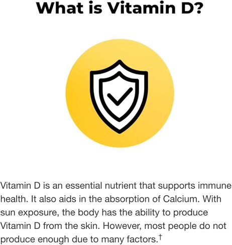 فيتامين د3 25 ميكروجرام (1000 وحدة دولية) | 650 كبسولة هلامية - كمية كافية لمدة 22 شهرًا | يدعم العظام والأسنان والعضلات والجهاز المناعي | خالي من الغلوتين | مكمل سهل البلع | صُنع من أجل التواصل الصحي مع الطبيعة in Kuwait