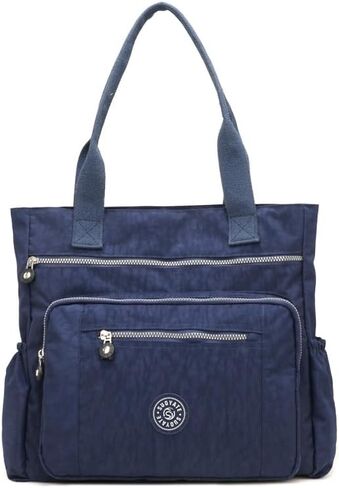 Casual Washed Nylon Tote - Minimalist, Spacious for Travel & Commuting in Saudi Arabia