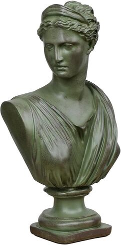 12Inch Greek Resin Statue of Diana, Classic Roman Bust Greek Mythology Sculpture for Home Desk Décor in Saudi Arabia