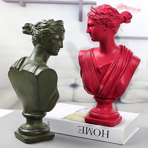 12Inch Greek Resin Statue of Diana, Classic Roman Bust Greek Mythology Sculpture for Home Desk Décor in Saudi Arabia