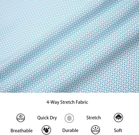 Alex Vando Mens Printed Dress Shirts Short Sleeve Easy Care Regular Fit Button Down Shirt in Saudi Arabia