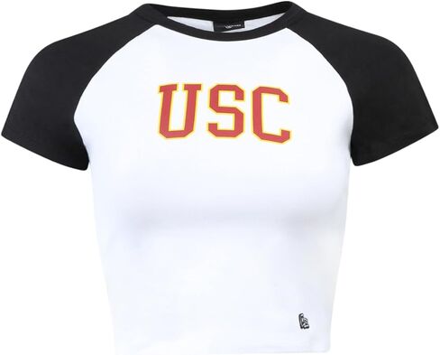 Hype & Vice Homerun Tee for Women (X-Small) - University of Michigan Tank Top for Women, Crop T-Shirt, College Shirts for Game Days - Navy in Kuwait