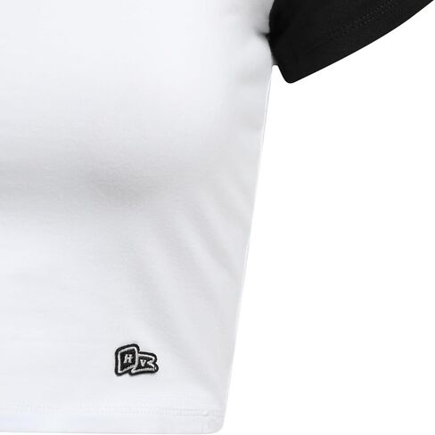 Hype & Vice Homerun Tee for Women (X-Small) - University of Michigan Tank Top for Women, Crop T-Shirt, College Shirts for Game Days - Navy in Kuwait