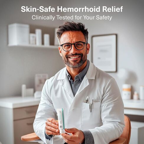 كريم البواسير العشبي من MediLisk - علاج البواسير - تركيبة سريعة المفعول لدعم الحكة والحرق - تركيبة طبيعية غير ستيرويدية - 0.7 أونصة - عبوة من قطعتين in Kuwait