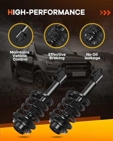 Front Strut Assembly for Subaru, OCPTY Complete Struts Shocks & Spring Struts Fits 2010 2011 2012 for Subaru for Legacy Includes Quick Complete Strut Assembly (172685 & 172684) - Set of 2 in Saudi Arabia