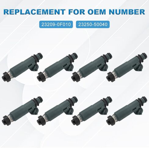 حاقن الوقود JDMON 8 قطع متوافق مع Toyota 4Runner 2003-2005، Land Cruiser 1998-2006، Sequoia 2001-2004، Tundra 2000-2004 4.7L بديل لـ 23209-0F010 23250-50040 in Saudi Arabia